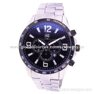 Hot Sale Brand Metal Watch with 5ATM Waterproof, CE, RoHS Marks